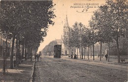 92-NEUILLY-SUR-SEINE- PERSPECTIVE DE L'AVENUE DU ROULE - Neuilly Sur Seine