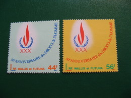 WALLIS YVERT POSTE ORDINAIRE N° 224/225 NEUFS** LUXE COTE 4,90 EUROS - Unused Stamps