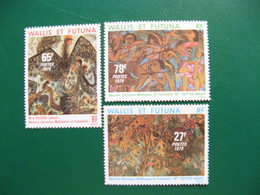 WALLIS YVERT POSTE ORDINAIRE N° 245/247 NEUFS** LUXE COTE 8,30 EUROS - Unused Stamps