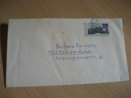 DIVING Meiningen Stamp On Cover DDR GERMANY - Buceo