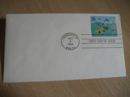 DIVING Honolulu Hawaii 1994 FDC Cancel Cover USA - Tauchen