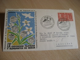 DIVING Congreso Mundial Actividades Subacuaticas BARCELONA 1960 Cancel Cover SPAIN - Plongée