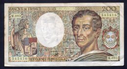 Banconota Francia - 200 Franchi 1990 (circolata) - 200 F 1981-1994 ''Montesquieu''