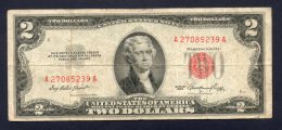 Banconota United States Of America - 2 Dollars 1953 (circulated) - Unidentified