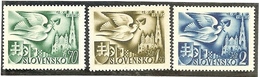 1942 Slovacchia Slovakia Slovensko CONGRESSO POSTALE EUROPEO Serie Di 3v. MNH** - Posta