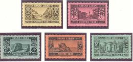 Grand Liban: Yvert Taxe N° 11/15*; MH; Cote 12.00€ - Postage Due