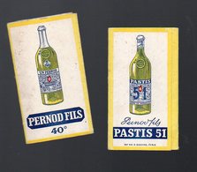 Petit Carnet De Feuilles De Papier à Cigarette PASTIS 51/PERNOD FILS  (PPP12034) - Articoli Pubblicitari