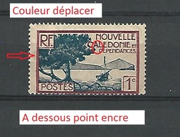 Variétés 1928 N°139 OCÉANIE NOUVELLE CALÉDONIE  BAIE DE LA POINTE DES PALÉTUVIERS  NEUF SANS GOMME DOS CHARNIÈRE - Ungebraucht