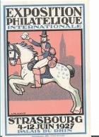 FS897 / FRANKREICH -  Sonder-Ganzsache Zur Ausstellung 1927 Strassburg Mit Sonderstempel - PAP: Privé-bijwerking