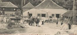 Roisin L'usine Au Marbre De M. Ernest Pochez Avec Attelage - Honnelles