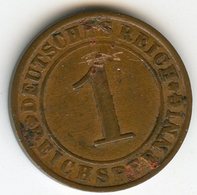 Allemagne Germany 1 Reichspfennig 1927 E J 313 KM 37 - 1 Renten- & 1 Reichspfennig