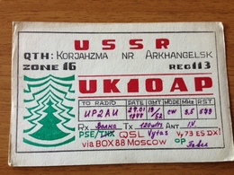 Russia Arkhangelsk  Radio   QSL Card 1977 - Radio