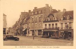 72-MAMERS- PLACE CARNOT ET RUE CHEVALIER - Mamers