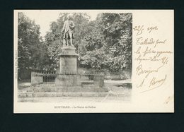 Delcampe - CPA: 21 - MONTBARD - LA STATUE DE BUFFON - - Montbard