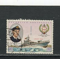 MACAO - Y&T N° 411° - Club Militaire Naval - Oliveira E. Carno Et Vedette - Used Stamps