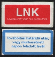 2000's Hungary - Express - Delayed Priority + "DO NOT Delivery Via MAILBOX"  - Label Vignette - Timbres De Distributeurs [ATM]