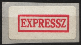 EXPRESS - Self Adhesive Vignette Label - 1980's Hungary Ungarn Hongrie - Not Used - Automatenmarken [ATM]