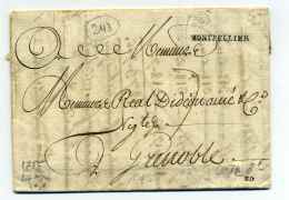 MP  MONTPELLIER   Lenain N°3 / Dept De L'Herault /  18 Avril 1755 - 1701-1800: Precursors XVIII
