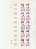 ST PIERRE ET MIQUELON N° 521 - APPEL DU GENERAL DE GAULLE - FRAGMENT DE FEUILLE AVEC COIN DATE -1990 - - Unused Stamps