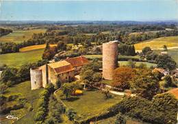 87-CHALUS- VUE AERIENNE LE CHATEAU - Chalus