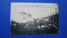 L'appareil De Blériot S'abat Devant Les Tribunes Collection Champagne Mercier épernay Grande Semaine D'aviation - Unfälle