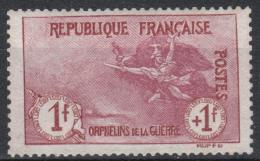 FRANCE STAMP TIMBRE 154 " ORPHELINS 1F+1F MARSEILLAISE " NEUF Xx LUXE M234 - Otros & Sin Clasificación