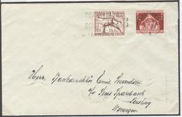 GERMANY Cover With Olympic Stamp With Olympic Machinecancel Berlin 1936 Ausstellung Deutschland Bremen 5 Z To Norway - Sommer 1936: Berlin