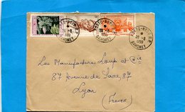 Marcophilie-Dahomey-lettre >Françe-cad-portonovo--1959-3-stamp A O F - Storia Postale