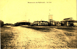 AK 220-/ CPA   DJIBOUTI -  LA GARE - Djibouti