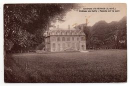 CPA - ENVIRON D'AVERNES - CHATEAU DE GUIRY - FACADE SUR LE PARC - Sépia - Ann 30 - - Avernes