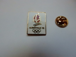 Beau Pin's  , JO Jeux Olympiques Albertville 92 , Signé COJO 1991 , En EGF - Jeux Olympiques