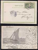 Dänemark Denmark 1905 Picture Postcard SAILER To HAMBURG Germany - Lettres & Documents