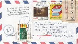 El Salvador 1995 San Salvador World Cup Football USA Maya Ruins Book Registered Cover - 1994 – USA