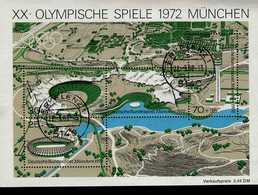 Bund Block 07 Olympische Spiele Verschiedene Tagesstempel Used Gestempelt - 1959-1980