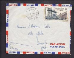 ENVELOPPE NOUVELLE CALEDONIE 1957 NOUMEA PAR AVION - Covers & Documents