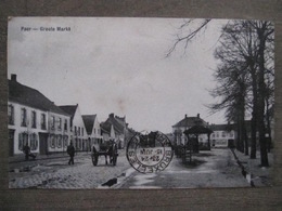 Cpa Peer (Maaseik) - Groote Markt - 1909 - Calèche - Geb. Smets, Peer - Peer