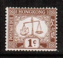 HONG KONG  Scott # J 1* F-VF MINT LH - Portomarken