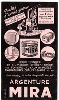 Buvard Argenture Mira Pour Radiateurs, Tuyaux De Poële, Chauffe-bains, Foyers. - Peintures