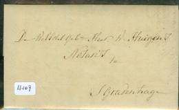 HANDGESCHREVEN BRIEF Uit 1843 Gelopen Van UTRECHT Aan NOTARIS HUIGENS Te 's-GRAVENHAGE   (11.107) - ...-1852 Vorläufer
