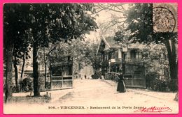 Vincennes - Restaurant De La Porte Jaune - Pont En Bois - Animée - 1903 - Vincennes