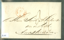 HANDGESCHREVEN BRIEF Uit 1844 Gelopen Van MIDDELBURG Naar AMSTERDAM (11.111) - ...-1852 Prephilately