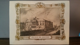 Carte Porcelaine (Porseleinkaart) - Gand (Gent) -  Palais De Justice - Porseleinkaarten