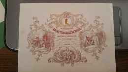 Carte Porcelaine (Porseleinkaart) - Gand (Gent) - A La Botte D'or - Chi De Visschere De Rycke - Bottier Et Cordonnier - Porcelana