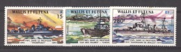 Wallis :  Yv  210-12  **  Bateau - Boat - Unused Stamps