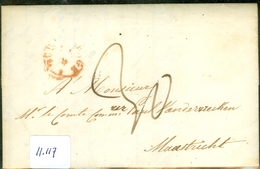 HANDGESCHREVEN BRIEF Uit 1848 Gelopen Van 's-GRAVENHAGE Naar MAASTRICHT * STEMPELS ZONDER JAARTAL (11.117) - ...-1852 Prephilately