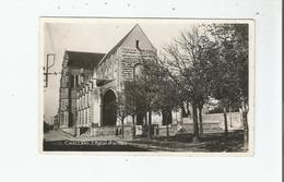 CHALLANS (VENDEE) 9250 CARTE PHOTO L'EGLISE ET LA PLACE - Challans