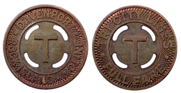 00244 GETTONE JETON TOKEN TRASPORTO TRANSITIOWA, DAVENPORT, 1950 - Other & Unclassified