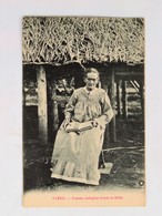 C.P.A.TAHITI : Femme Indigène Lisant La Bible - Tahiti