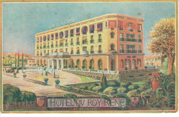 Carte Publicitaire Hotel Du Roy René  Aix En Provence  Ouverture Dec. 1928 - Aix En Provence