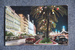 NICE - La Promenade Des Anglais , La Nuit. - Nice La Nuit